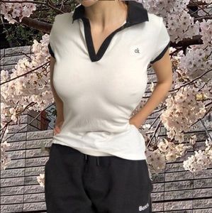 Calvin Klein vneck polo